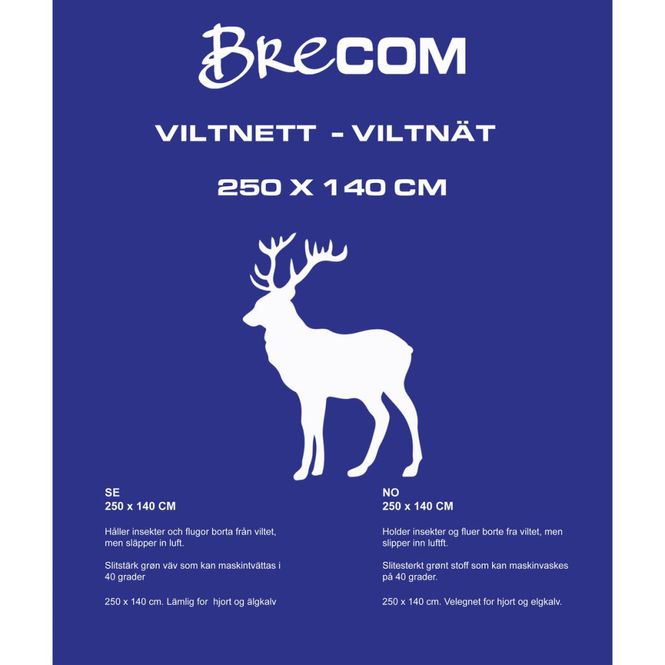 Hovedbilde Viltnett hjort/elgkalv - 250x140cm